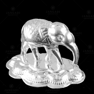 Silver Elephant Idols