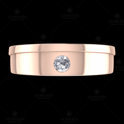 ROSE GOLD PLATED MALE COUPLE RING