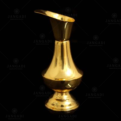 Gold Plated Flower Vase