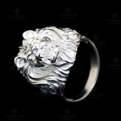 STERLING SILVER LION RINGS