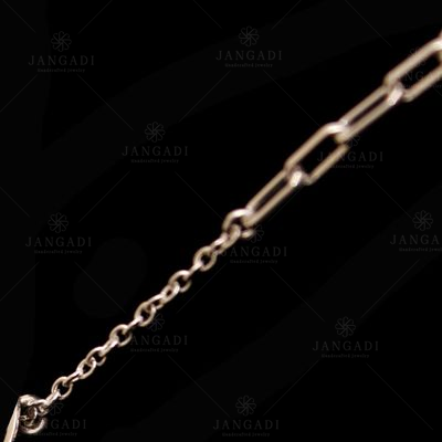 STERLING SILVER  MONALISA STONE CHAIN